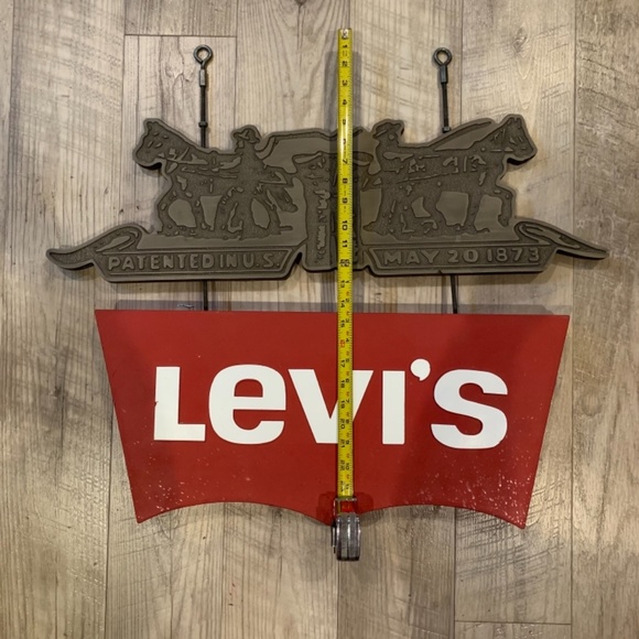 Levi’s Vintage Store Sign Vintage Antique - Picture 4 of 16